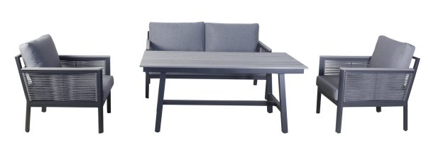 "Сан Ремо" комплект садовый для лаунж-зоны серый — изображение 4