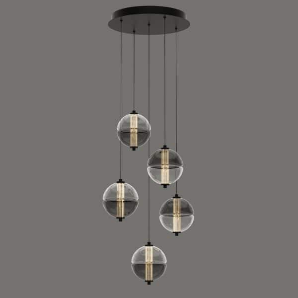Подвесной светильник MD24022079-5A black/smoky — изображение 2