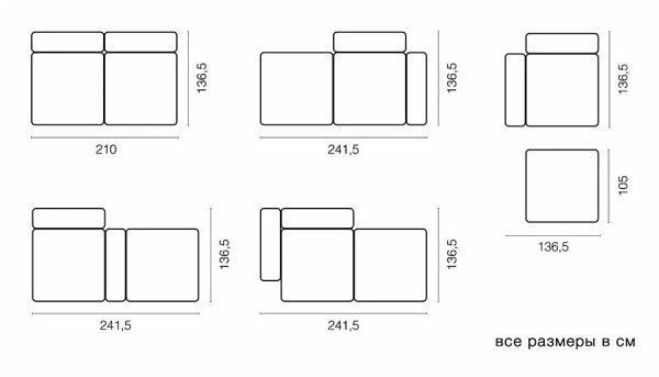 Сдвоенная дополнительная секция Фиджи (большая и глубокая) Cilium Steel Нераскладной (210х137х62см) — изображение 3