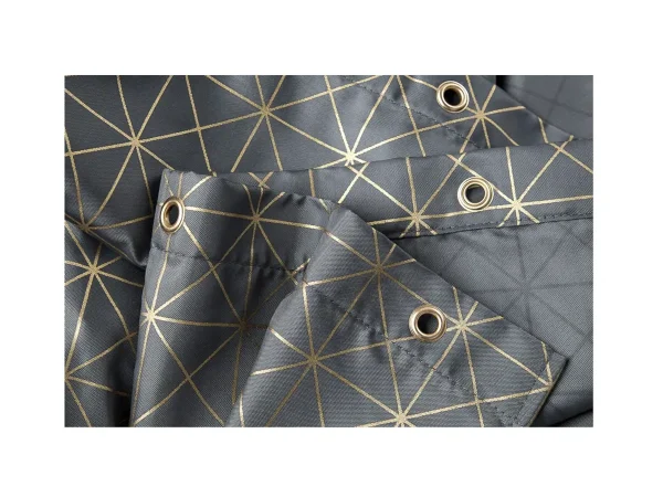 shtorka-dlja-vannoj-komnaty-grid-grey-1 Шторка для ванной комнаты Grid Grey серый — изображение 2