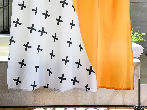 Шторка для ванной Memphis желтый — изображение 3