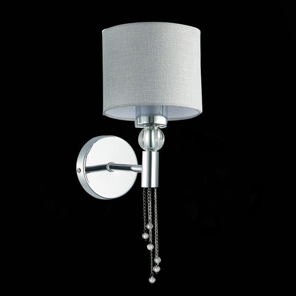 SLE105171-01 Светильник настенный Хром/Серый E27 1*60W PRIMMA — изображение 4