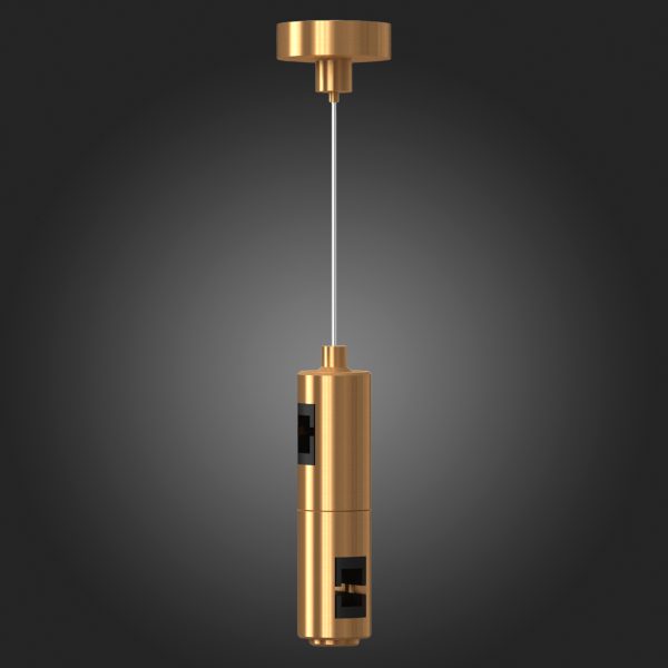 st027.223.00-podves-s-dvojnym-fiksatorom-st-luce-zolotistyj-farm-1 ST027.223.00 Подвес с двойным фиксатором ST-Luce Золотистый FARM — изображение 2