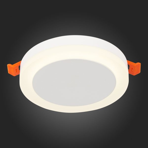 ST104.542.06 Светильник встраиваемый Белый LED 1*6W 4000K 468Lm Ra>80 120° IP20 D110xH20 170-240V Встраиваемые светильники — изображение 2