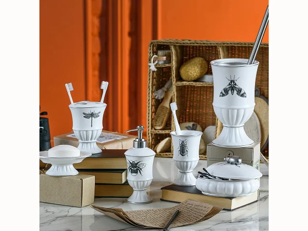 Стакан для зубных щеток Buzz Fauna белый — изображение 4