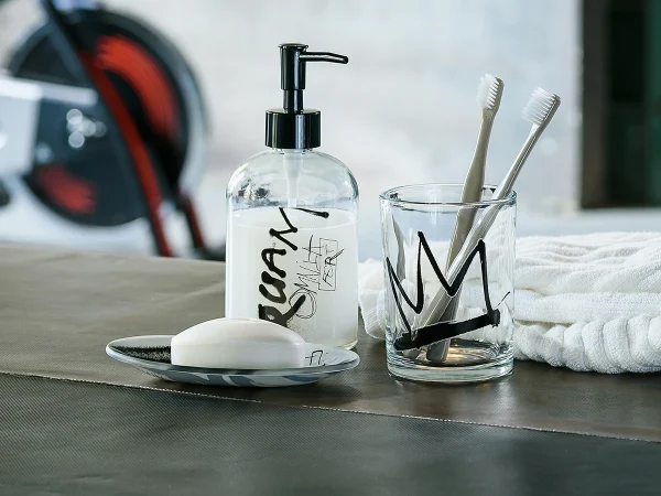 Стакан для зубных щеток Graffity прозрачный — изображение 3