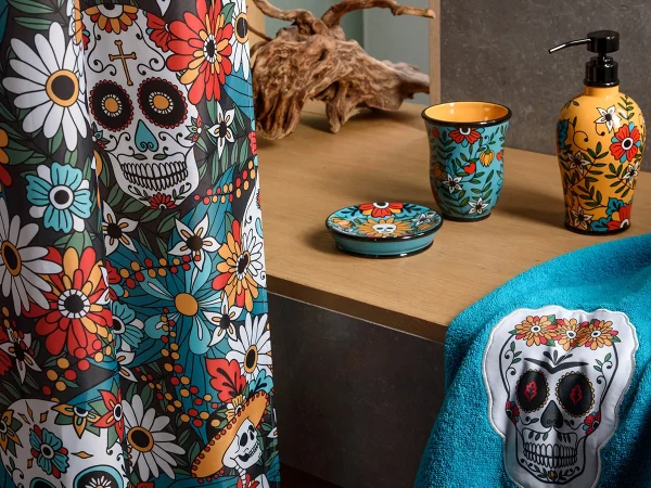 Стакан для зубных щеток Los Muertos голубой — изображение 4