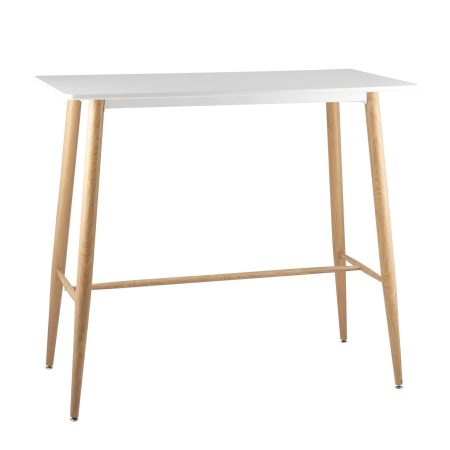 Стол барный Eames NEW DSW 120*60*106 белый
