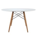 Стол Eames диам.100см, белый — изображение 3