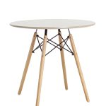 Стол Eames DSW D80 бежевый