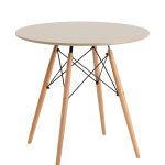 Стол Eames DSW NEW D80 бежевый