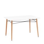 Стол Eames DSW Rectangle New 120*80 белый