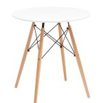 Стол круглый Eames DSW NEW D70 белый