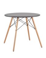 Стол круглый EAMES DSW NEW D=80 черный