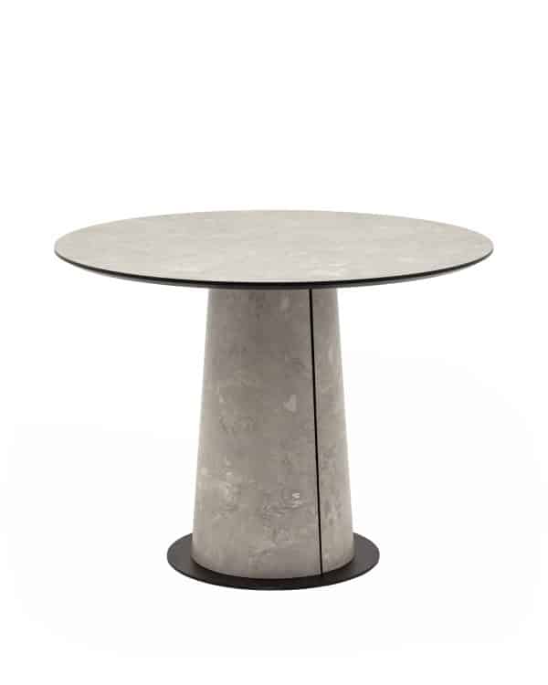 Стол круглый Пулон 100 см столешница HPL бетао