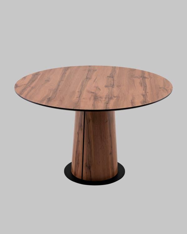 Стол круглый Пулон 120 см столешница HPL дуб вотан — изображение 3