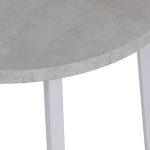 Стол Next круглый раскладной 90-120x90x76,5см, Бетон Лайт, белый — изображение 5