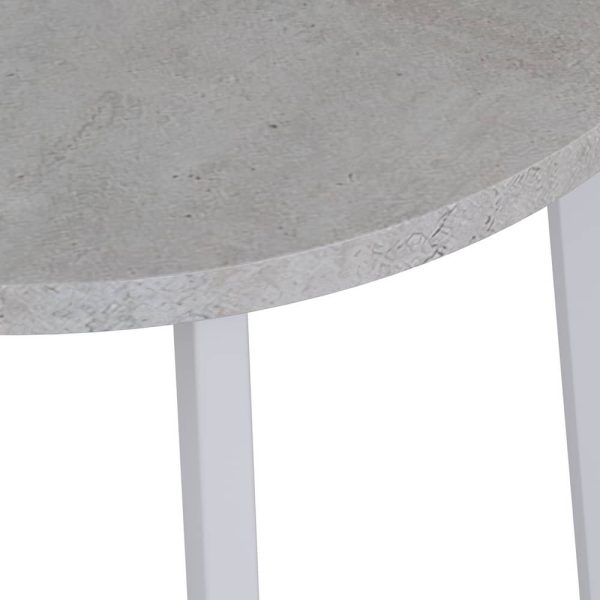 stol-next-kruglyj-raskladnoj-90-120x90x765sm-beton-lajt-belyj-4 Стол Next круглый раскладной 90-120x90x76,5см, Бетон Лайт, белый — изображение 5