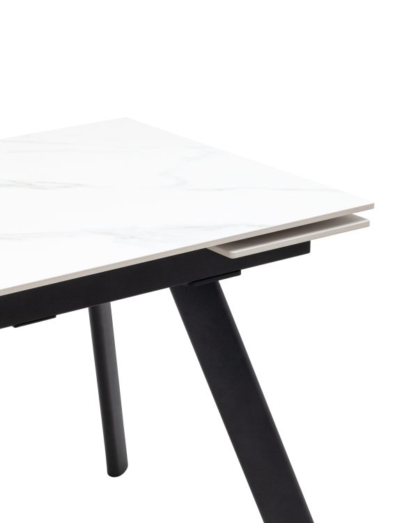 Стол Нэд 120-180/80/76 см столешница керамика Snow Mountain Stone — изображение 3