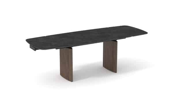 Стол обеденный Астарта раскладной 160-240х90 см керамика темная