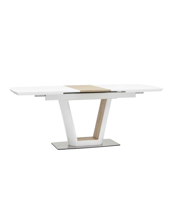 Стол обеденный Атланта раскладной 160-200*90 глянцевый белый Стол обеденный Атланта раскладной 160-200*90 глянцевый белый