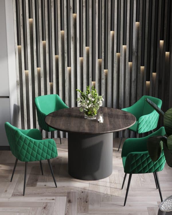 Стол обеденный Ballet 120*75 темное дерево — изображение 3