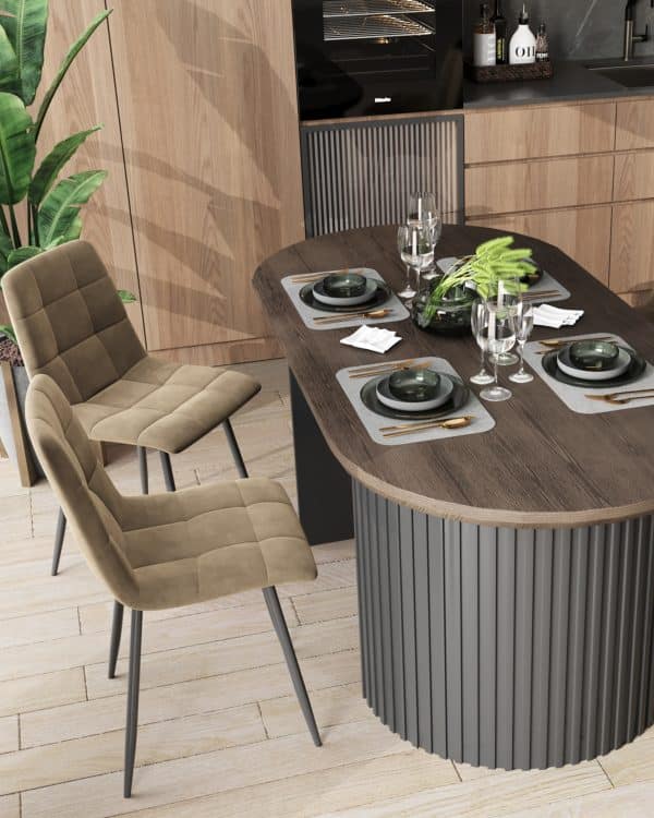 Стол обеденный Ballet 180*90*75 темное дерево — изображение 3