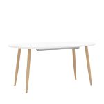 Стол обеденный Берген раскладной 160-190-220*90 белый