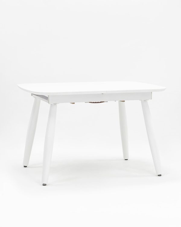 Стол обеденный Чикаго раскладной 120-160*90 белый — изображение 2