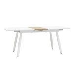 Стол обеденный Чикаго раскладной 160-200*90 белый