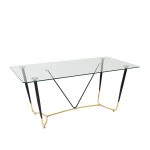 Стол обеденный Даймакс 180*90 прозрачный