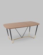 Стол обеденный Даймакс 180*90 темное дерево — изображение 2