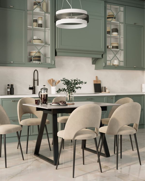 Стол обеденный Детройт раскладной 120-160*80 серый — изображение 3