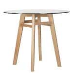 Стол обеденный DOBRIN HENRY`90 GLASS