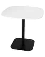Стол обеденный DOBRIN OTIS, белая столешница, черное основание — изображение 4