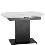 Стол обеденный Хлоя раскладной 120-180*90 керамика светлая