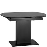 Стол обеденный Хлоя раскладной 120-180*90 керамика темная