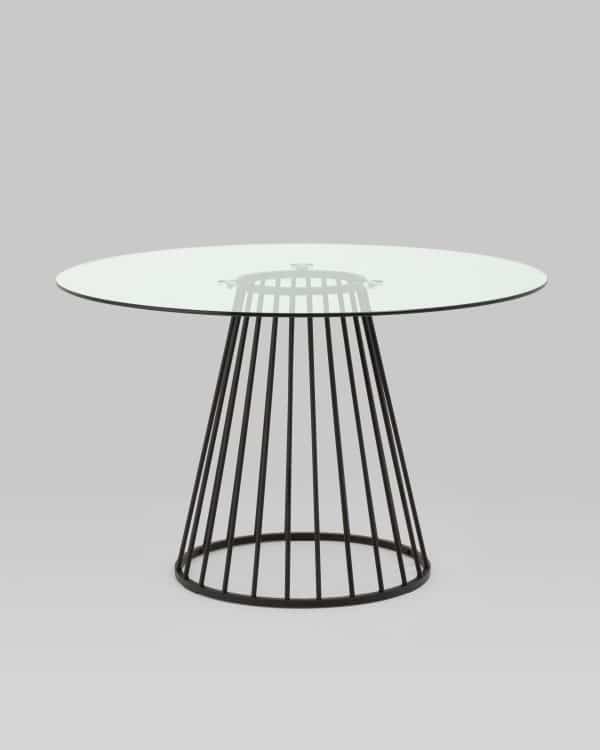 Стол обеденный Ливерпуль 120*120 стекло — изображение 2