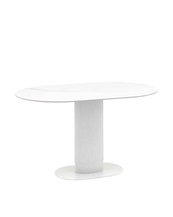 Стол обеденный Mystery 130х80 см белый керамика