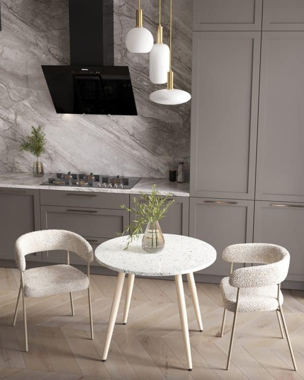 Стол обеденный Nymphaea D90 терраццо — изображение 2