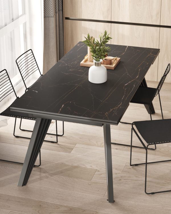 stol-obedennyj-pandora-raskladnoj-180-28090-keramika-temnaja-2 Стол обеденный Пандора раскладной 180-280*90 керамика темная — изображение 3