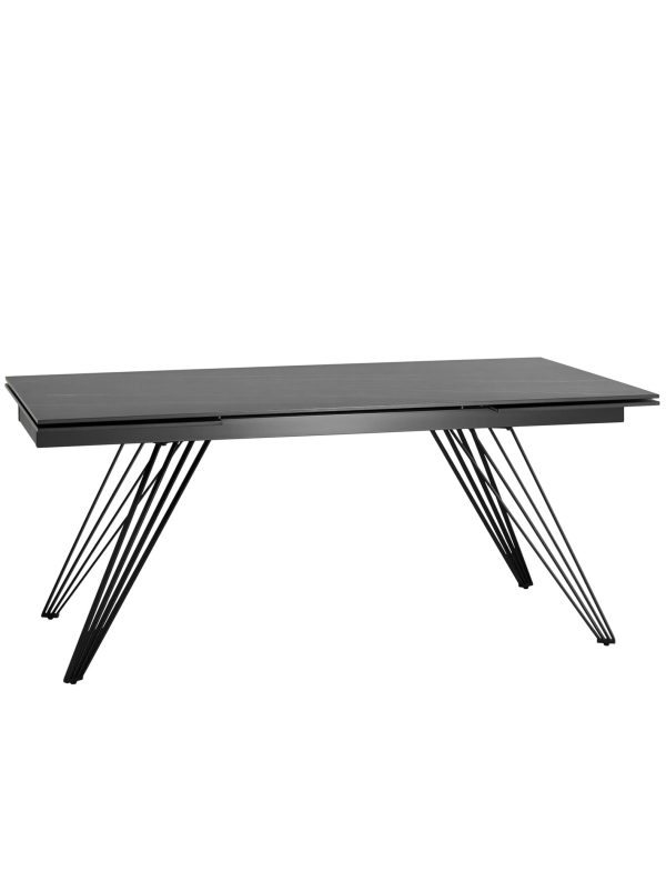 Стол обеденный Пандора раскладной 180-280*90 керамика темная Стол обеденный Пандора раскладной 180-280*90 керамика темная