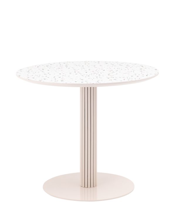 Стол обеденный Stem D90 терраццо