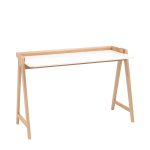 Стол письменный Pyramid 118*53 белый/светлое дерево