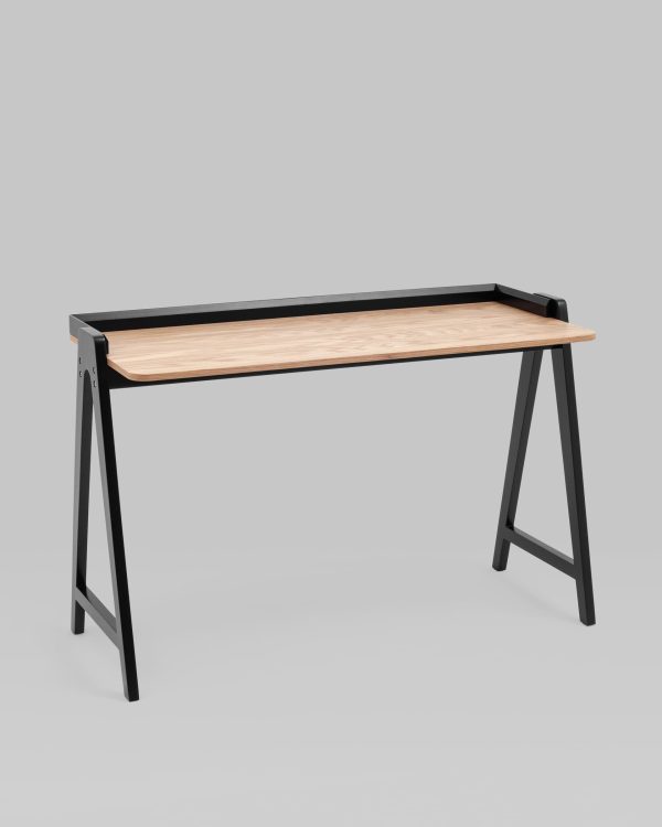 Стол письменный Pyramid 118*53 светлое дерево/черный — изображение 2