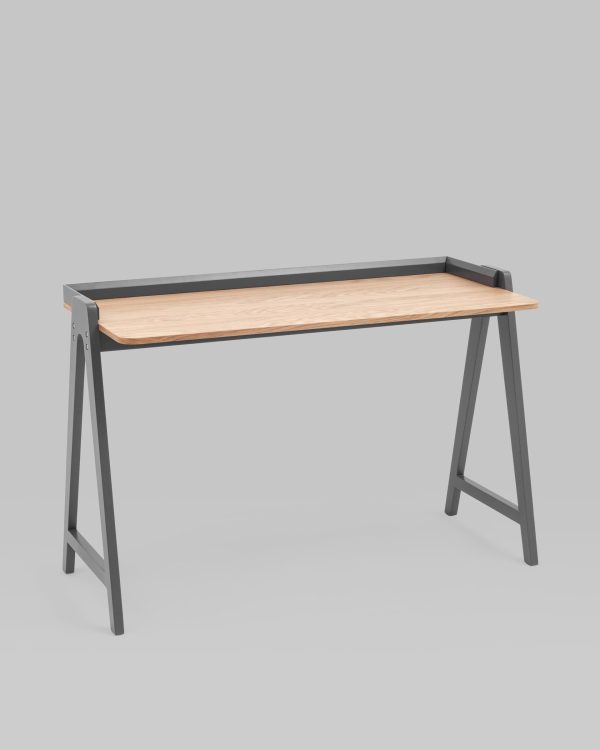 Стол письменный Pyramid 118*53 светлое дерево/серый — изображение 2