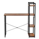 Стол письменный с полками Frame 100x45x110см лофт, чёрный — изображение 5