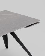 Стол раздвижной Лоуренс 120-180х80х76 см Armani Grey керамика — изображение 3