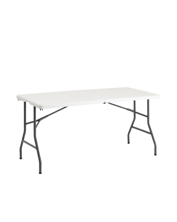 Стол складной чемодан 152*74*74 белый Стол складной чемодан 152*74*74 белый