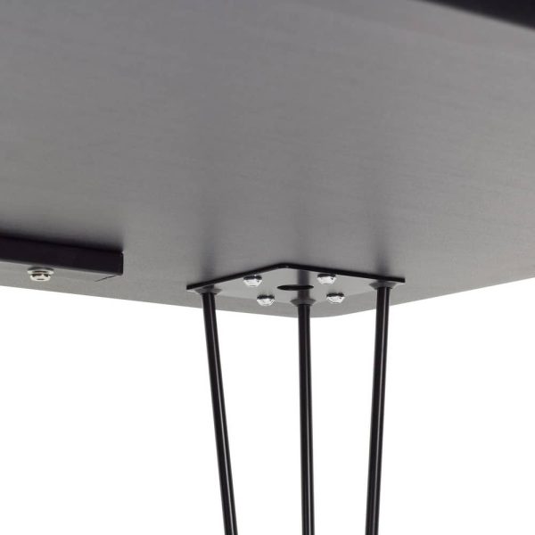 Стол Solution 120x80х75,5см, чёрный — изображение 5